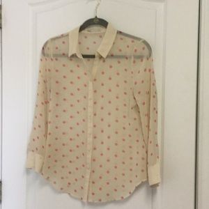 Sheer Polkadot Shirt